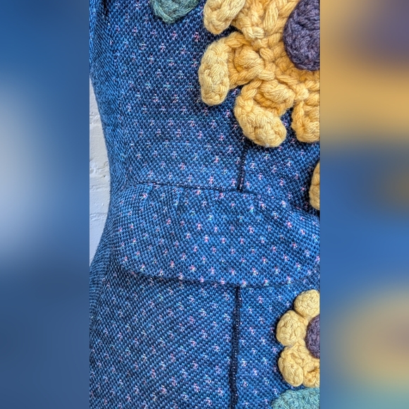 Anthropologie Vintage Sunflower Sweater Coat - Picture 6 of 15